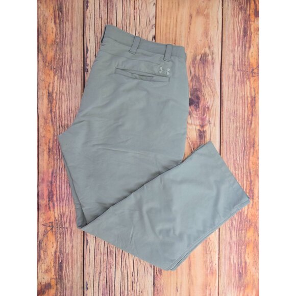 Under Armour Mens Golf Pants 42 x 32 Light Gray - Picture 3 of 8